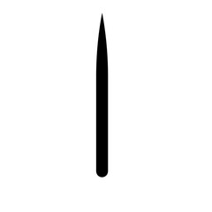 vector illustration of a needle