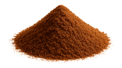 Ground star anise with a fine, brown texture