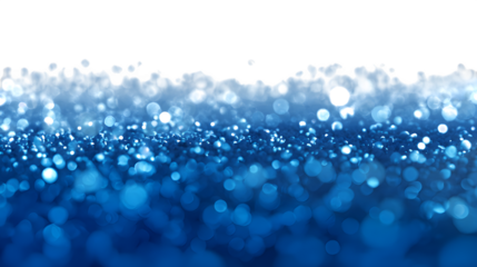 HD realistic defocused blue abstract background isolated on white