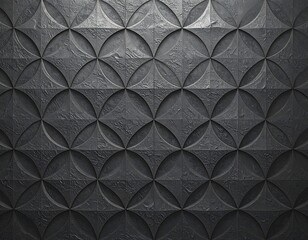 Dark gray, repeating, geometric pattern