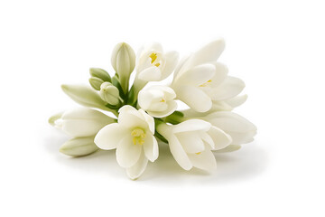 Obraz premium fresh coffee flower on white background