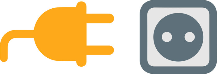 Electric Plug Connection Icon