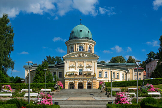 historical building in Ladek Zdroj, Poland