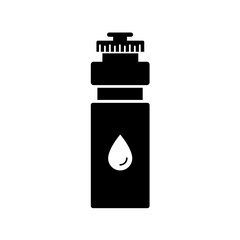 Fitness water bottle - vector icon