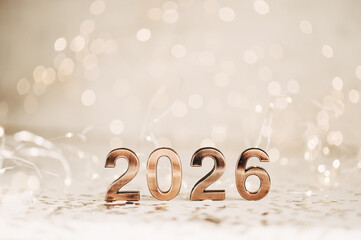 2026 text background. New year and business concept strategy.