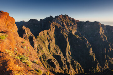 Madeira landscapes with majestic mountains, rugged cliffs and the Atlantic Ocean &ndash; a paradise for nature and travel photography.