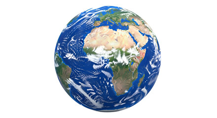 Explore Earth's Continents, Oceans, and Clouds with Transparent Backgrounds. Amazing Planet View.