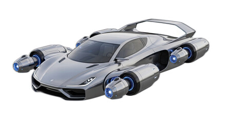 car isolated on white