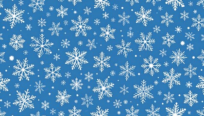 Winter snowflake pattern