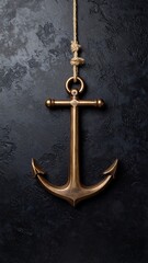 Nautical anchor hanging