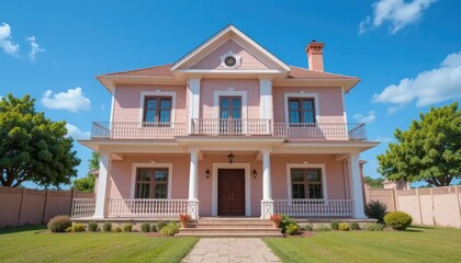old house in the middle of the hill