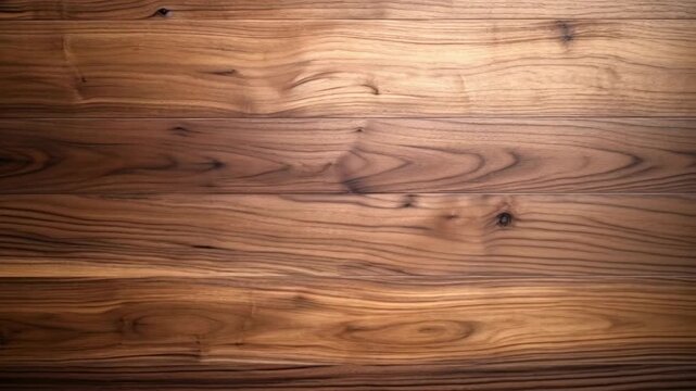 Beautiful walnut wood texture showcasing natural patterns and grains from a close-up perspective in warm lighting