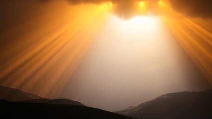 sunrise over the mountains