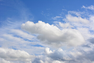 sky wallpaper Beautiful Sky with Fluffy Clouds