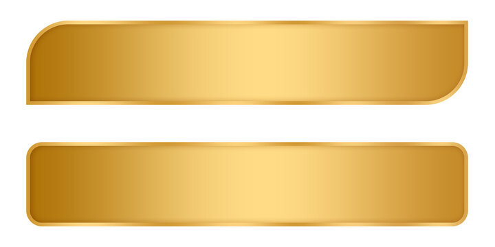 set design Luxury lower third gold text box banner template png file transparent design	
