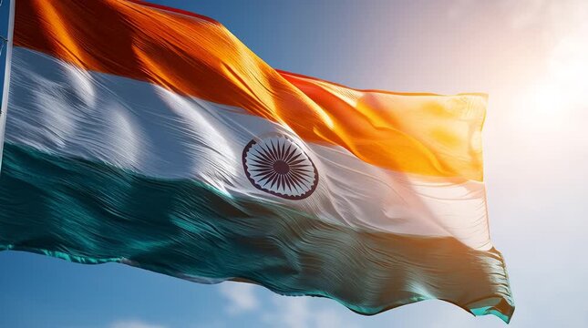 India flag waving