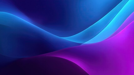 Blue and purple wave with a purple and blue background. The wave is very long