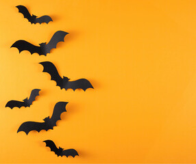 halloween background with bats