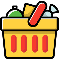 Christmas card elements,Christmas trees, gifts ,ico,recycle bin icon vector