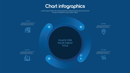 vector illustration of a blue background