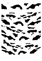 Abstract cloud pattern for a modern, dreamy aesthetic or unique black and white background design