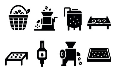 Coffee Equipment Icons