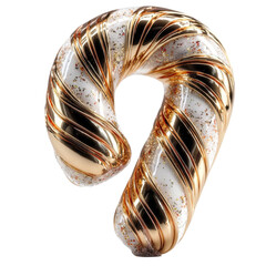 Golden Candy Cane Luxury Christmas Holiday Delight.