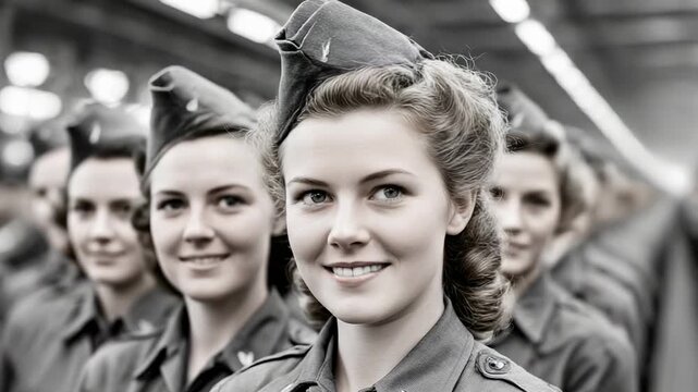WW2 Women in Uniform Formation