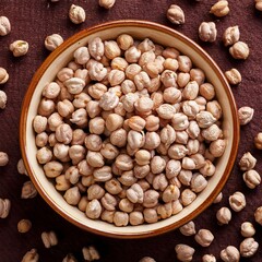 chickpeas legumes food AI generated