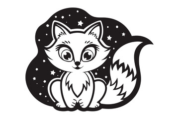 Flock of Stylized Birds, Black Silhouette, White Background,