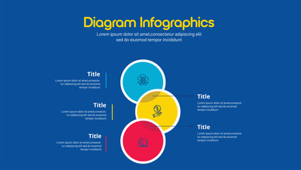 modern business infographics options banner