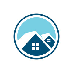 simple and elegant housing logo design