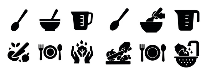 Child Cooking Icons