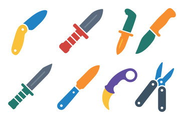 Tactical Knife Icons