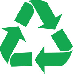 minimalis design Recycle Logo Rotating