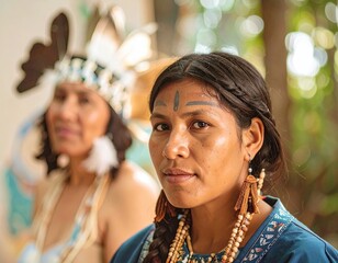 Portrait of Indigenous Woman Leading Environmental Restoration