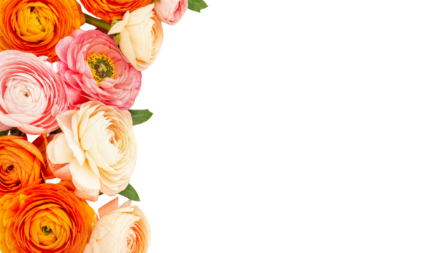PNG Transparent Ranunculus Side Border