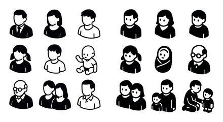 Family Icons Grid