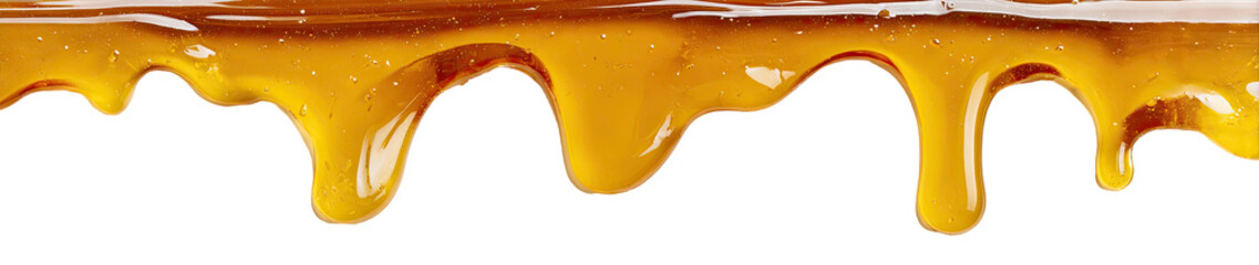 Dripping golden honey