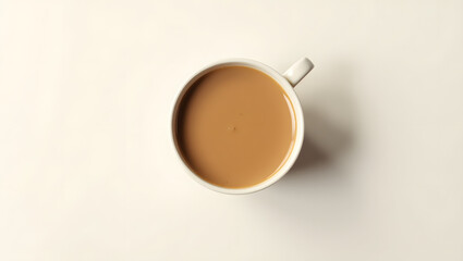 Cup of coffee with white background