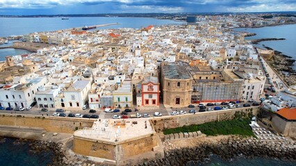 Gallipoli - Italy, Apulia - Aerial drone view
