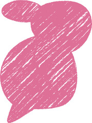 Crayon Speech Bubble