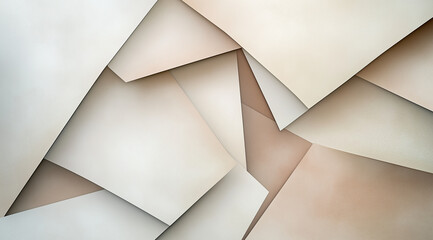 Textured beige paper layers with soft edges, created with Generative AI technology