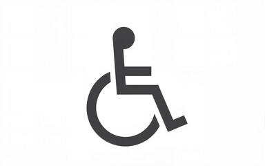 wheelchair, disability - symbol, pictogram, icon. High quality