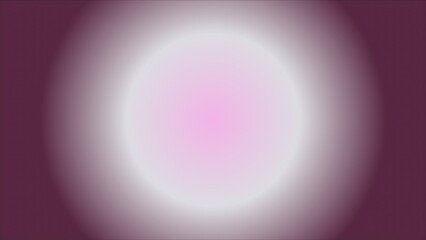 Circular Gradient with Pink Center, White and Burgundy Edges, Smooth Transition Abstract Shape
