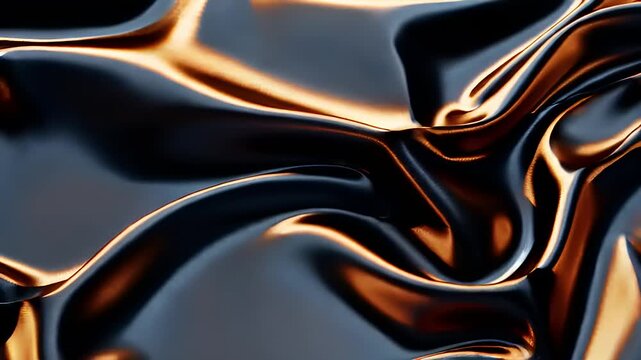 Sophisticated Dark Fabric with Golden Shimmers: An Elegant Background Texture
