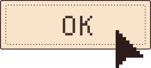Retro Ok Button