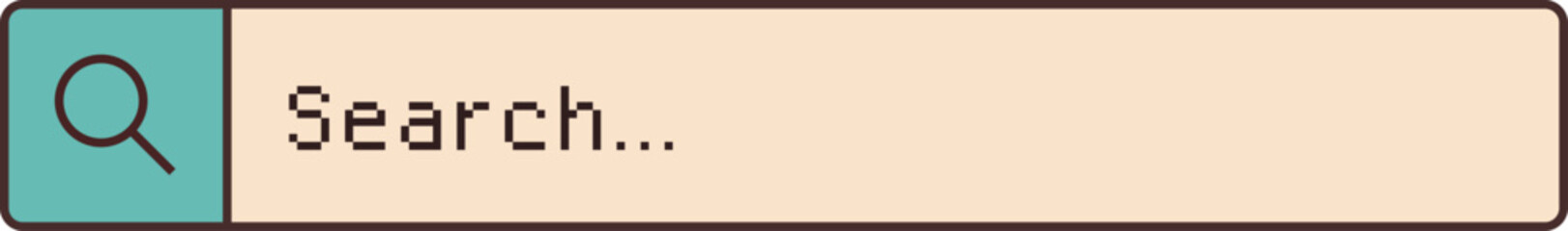 Retro Search Bar