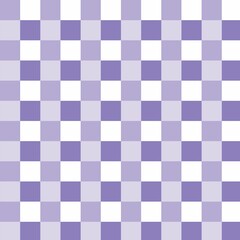 Seamless Checkerboard Pattern with Alternating Light and Dark Purple Squares – Bold Geometric Design for Textiles, Wallpapers, and Graphic Backgrounds
