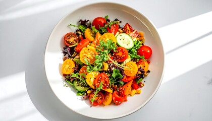 Colorful salad in a bowl